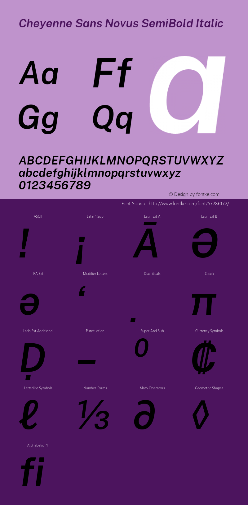 Cheyenne Sans Novus SemiBold Italic Version 1.007;February 22, 2020;FontCreator 12.0.0.2522 64-bit; ttfautohint (v1.8.3)图片样张