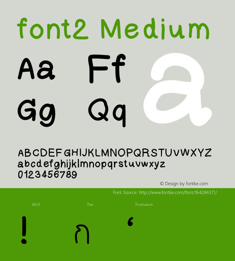 font2 Version 001.000图片样张