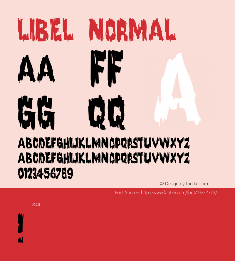 Libel Normal 1.0 Tue Sep 13 19:59:43 1994图片样张