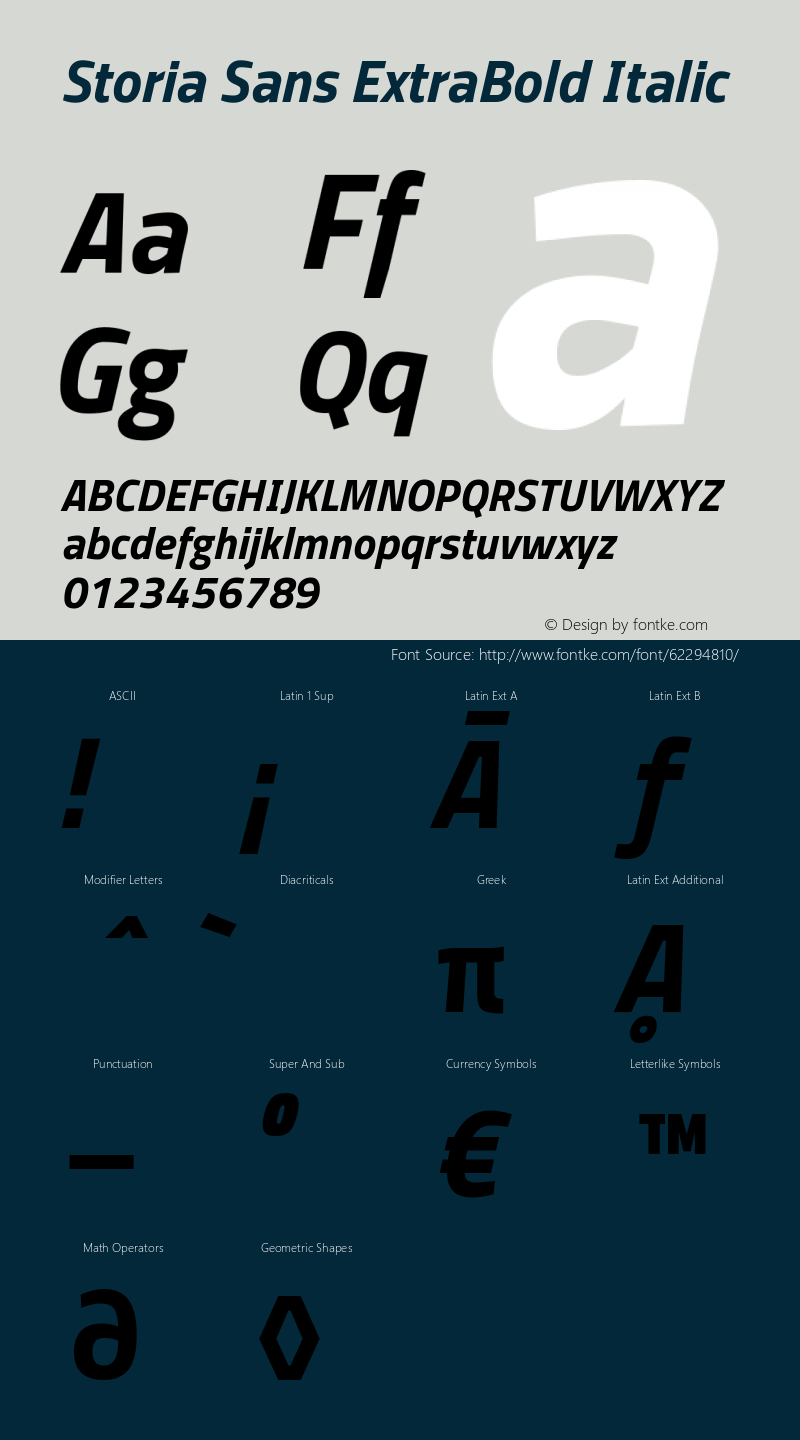 Storia Sans ExtraBold Italic Version 60.001;April 27, 2020;FontCreator 12.0.0.2522 64-bit图片样张