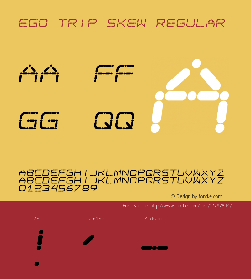 Ego trip Skew Regular 2图片样张