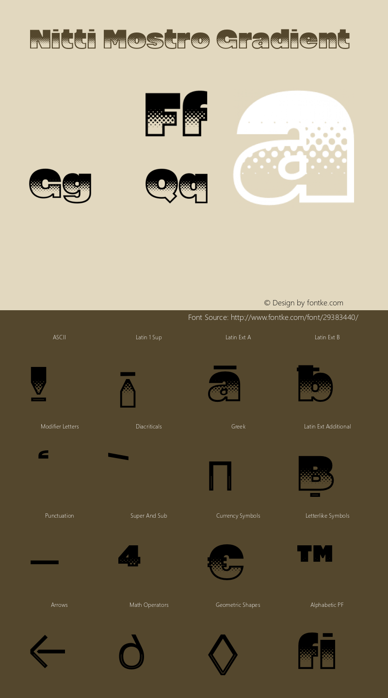 NittiMostroGradient Version 1.000图片样张