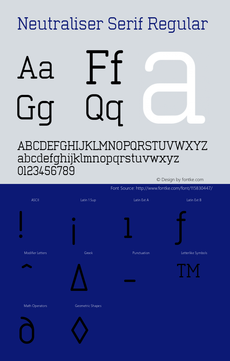 Neutraliser Serif W05 Regular Version 4.00图片样张
