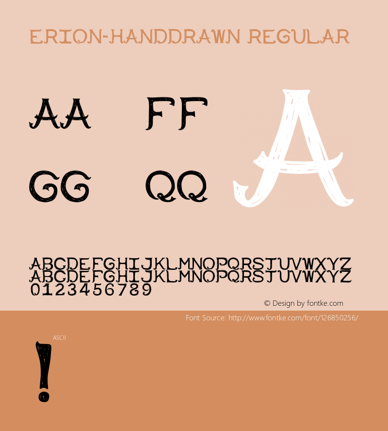 Erion-Handdrawn Version 1.0图片样张