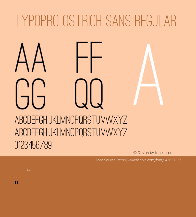 TypoPRO Ostrich Sans Regular Version 1.001;PS 001.001;hotconv 1.0.70;makeotf.lib2.5.58329图片样张