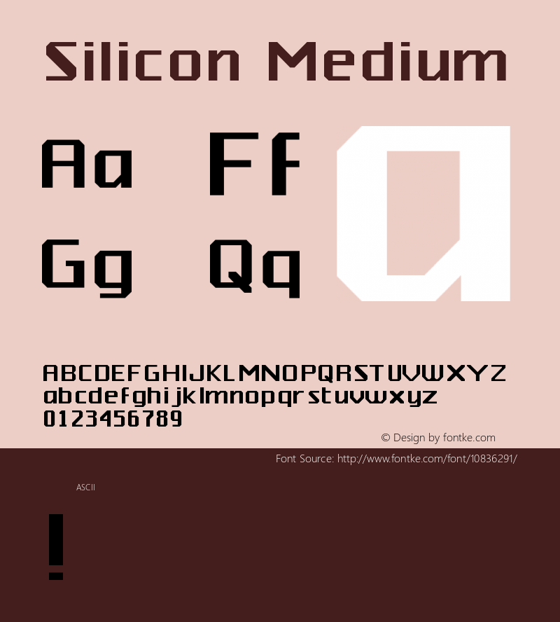 Silicon Medium Version 001.001图片样张