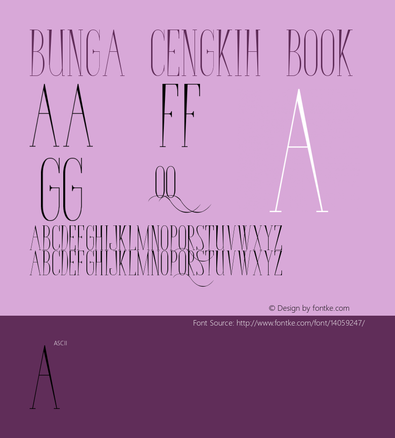 Bunga Cengkih Book Version 001.000图片样张