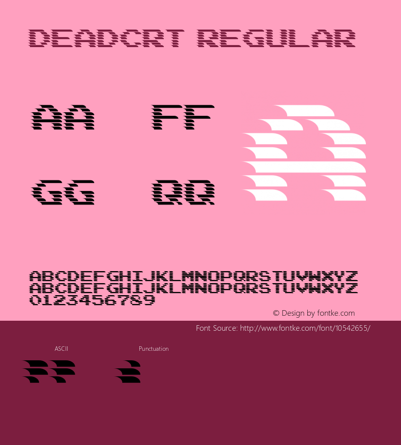 DEADCRT Regular Version 1.0图片样张