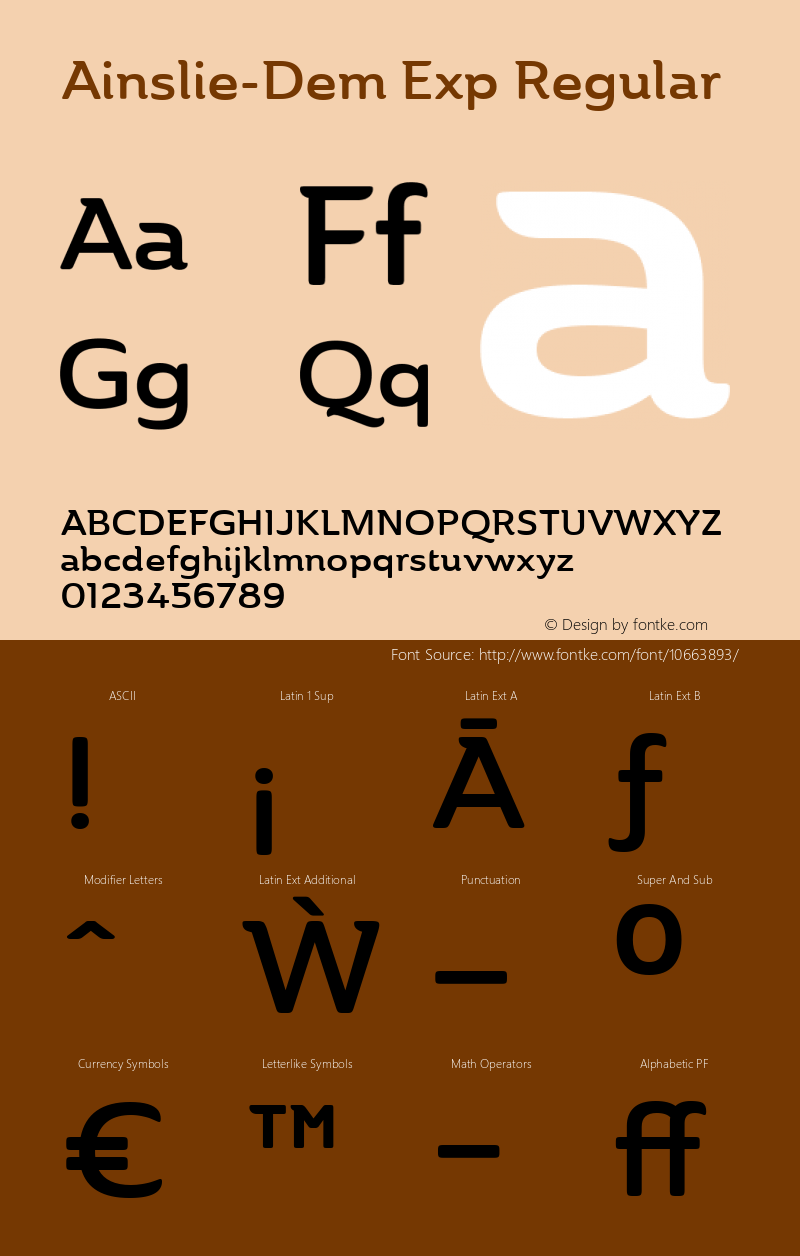 Ainslie-Dem Exp Regular Version 1.000;com.myfonts.easy.insigne.ainslie.ext-demi.wfkit2.version.4cEG图片样张