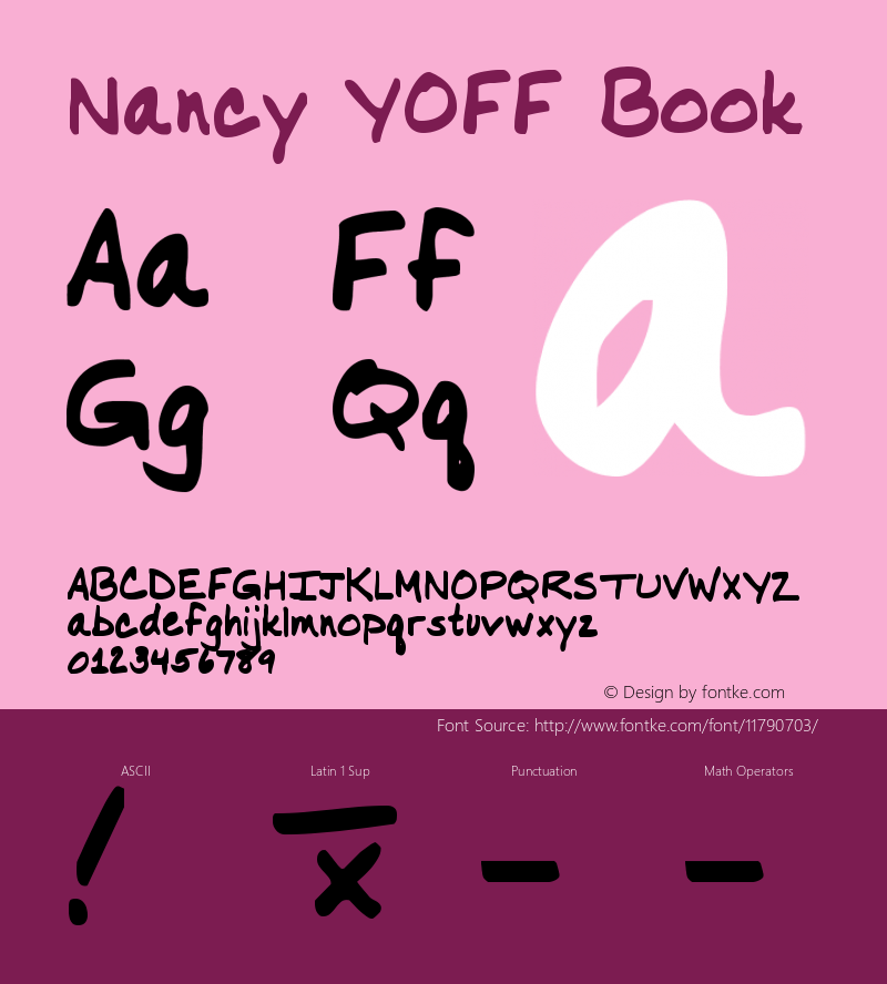 Nancy YOFF Book Version 001.000图片样张