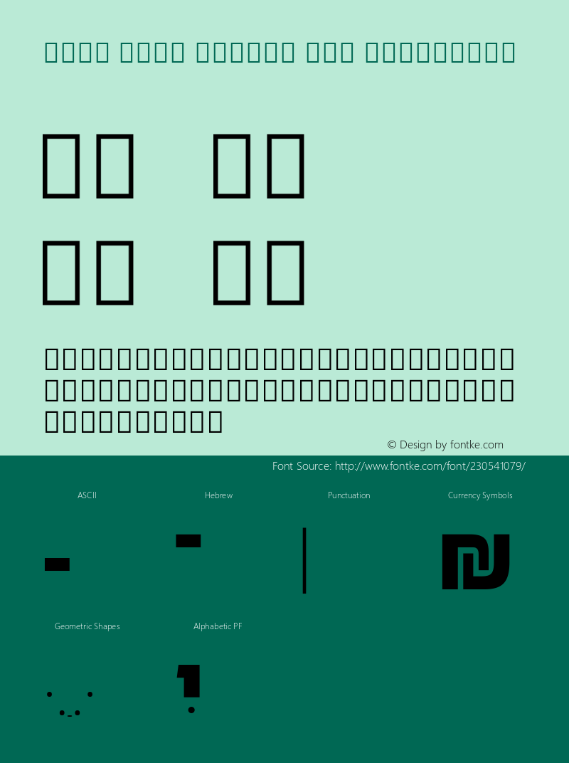 Noto Sans Hebrew New ExtraBold Version 3.001; ttfautohint (v1.8) -l 8 -r 50 -G 200 -x 14 -D hebr -f none -a qsq -X 