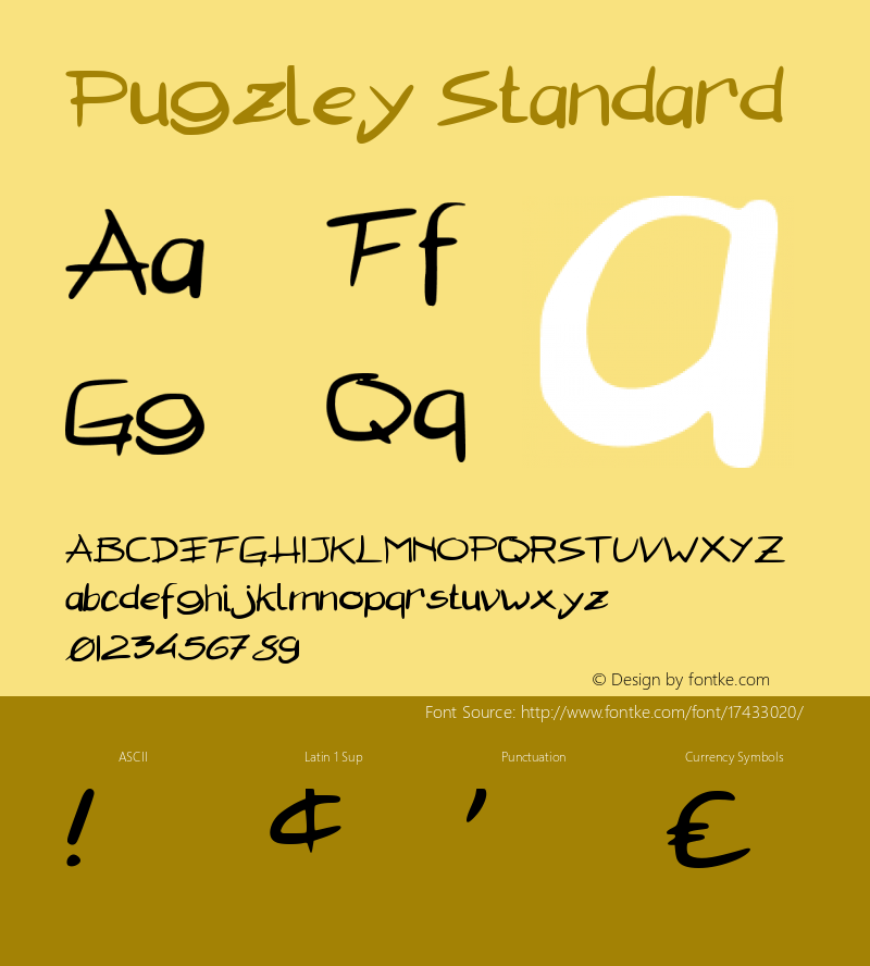 Pugzley Standard Version 001.000图片样张