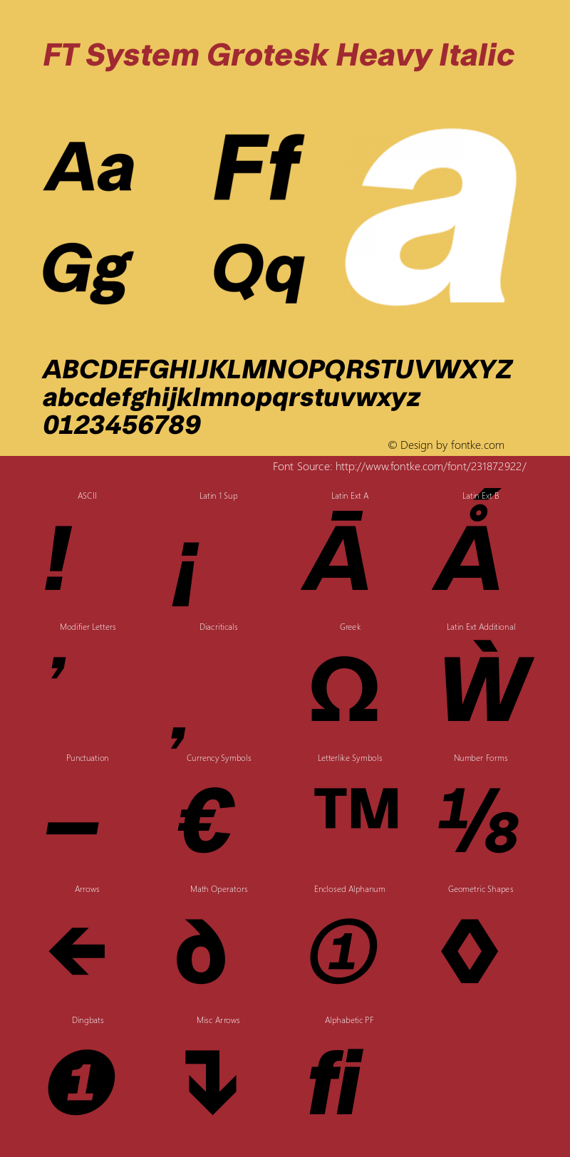 FT System Grotesk Heavy Italic Version 1.000;FEAKit 1.0图片样张