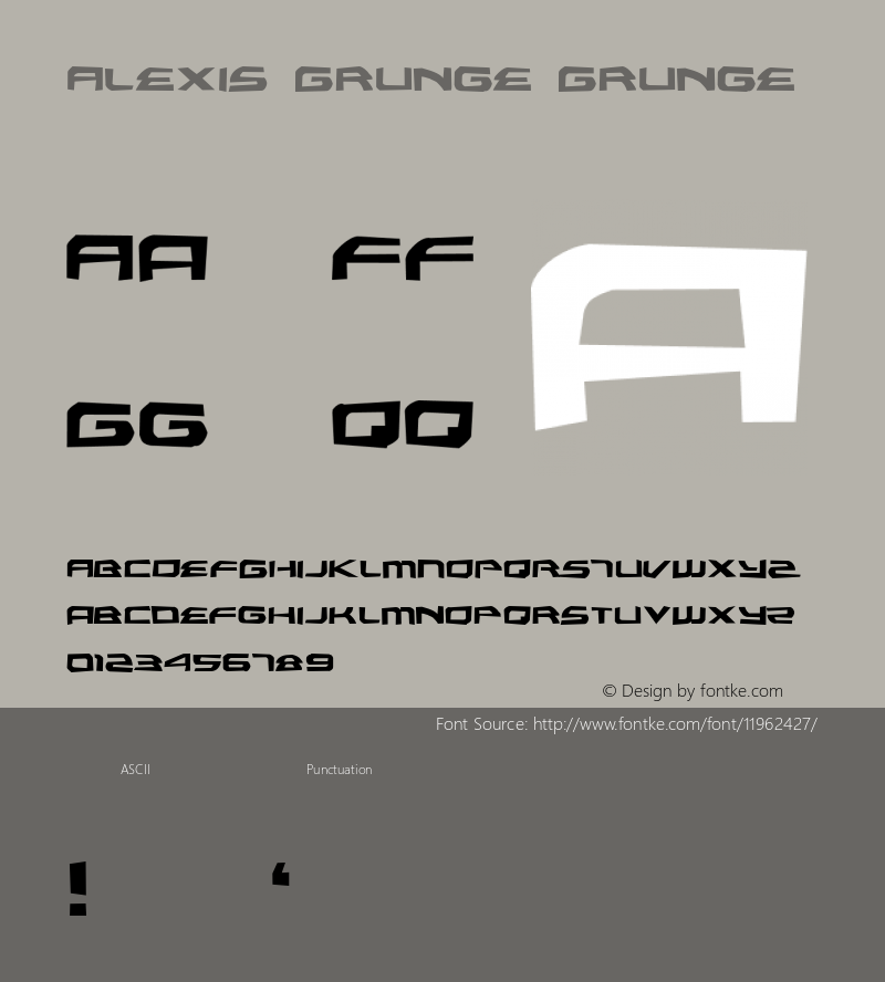 Alexis Grunge Grunge 001.000图片样张