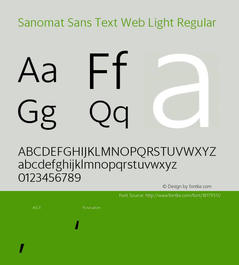 Sanomat Sans Text Web Light Regular Version 1.1 2015图片样张