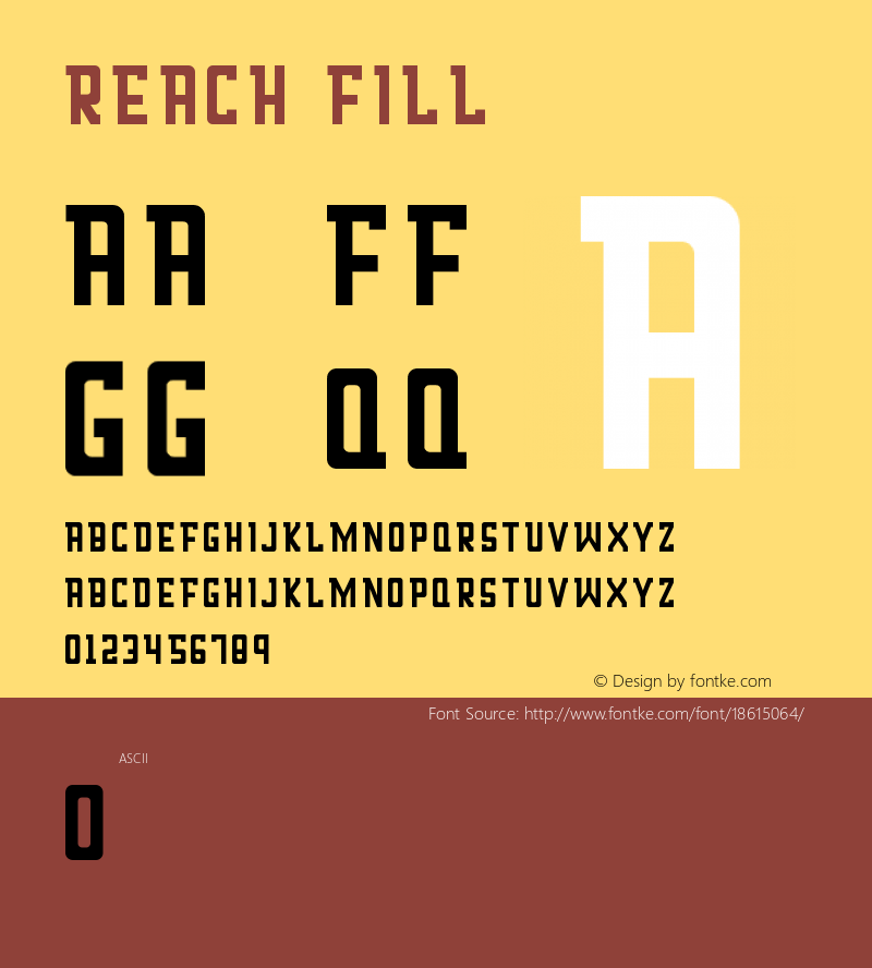 Reach Fill Version 1.0图片样张