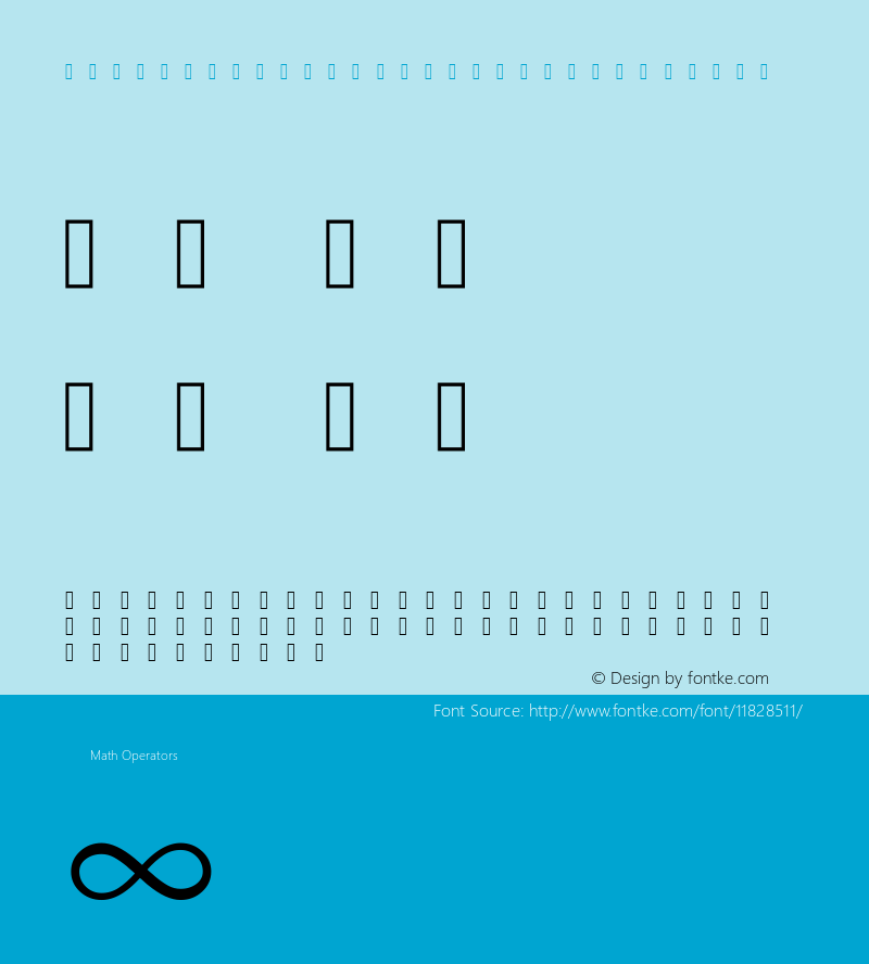 MathDesign-GD GD-Regular-T1-10 Version 1.0图片样张