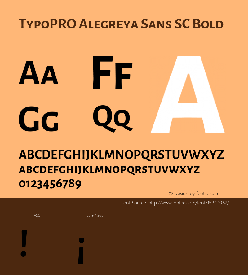 TypoPRO Alegreya Sans SC Bold Version 1.000;PS 001.000;hotconv 1.0.70;makeotf.lib2.5.58329 DEVELOPMENT图片样张