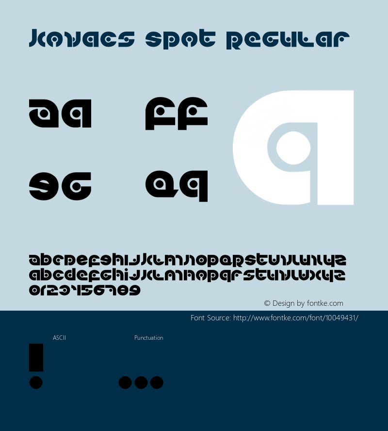 Kovacs Spot Regular 1图片样张