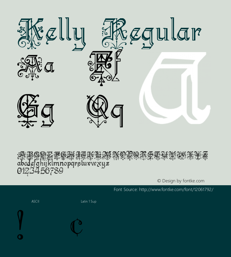 Kelly Regular 001.000图片样张