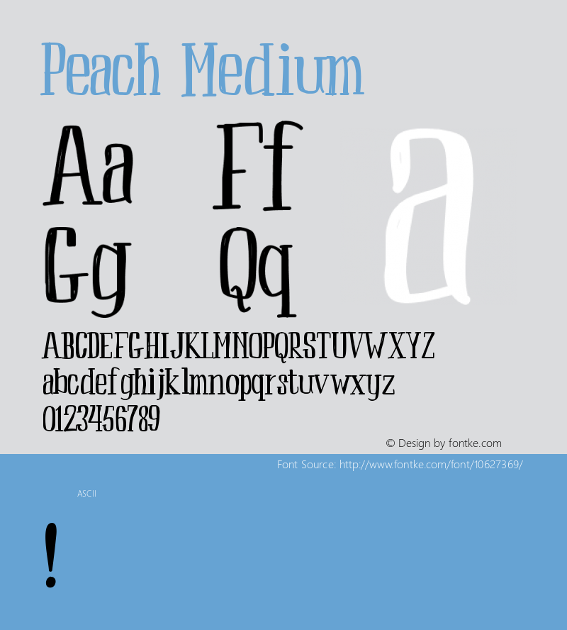 Peach Medium Version 001.000图片样张