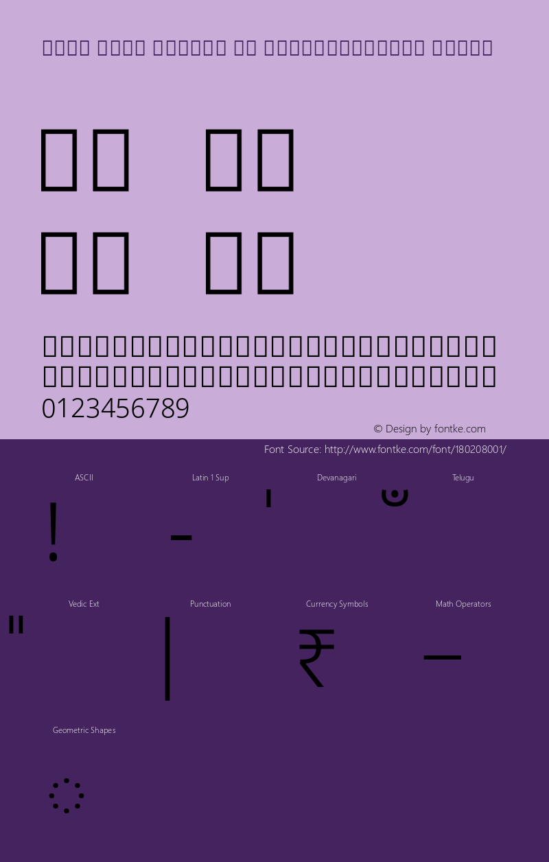 Noto Sans Telugu UI SemiCondensed Light Version 2.000; ttfautohint (v1.8.2)图片样张