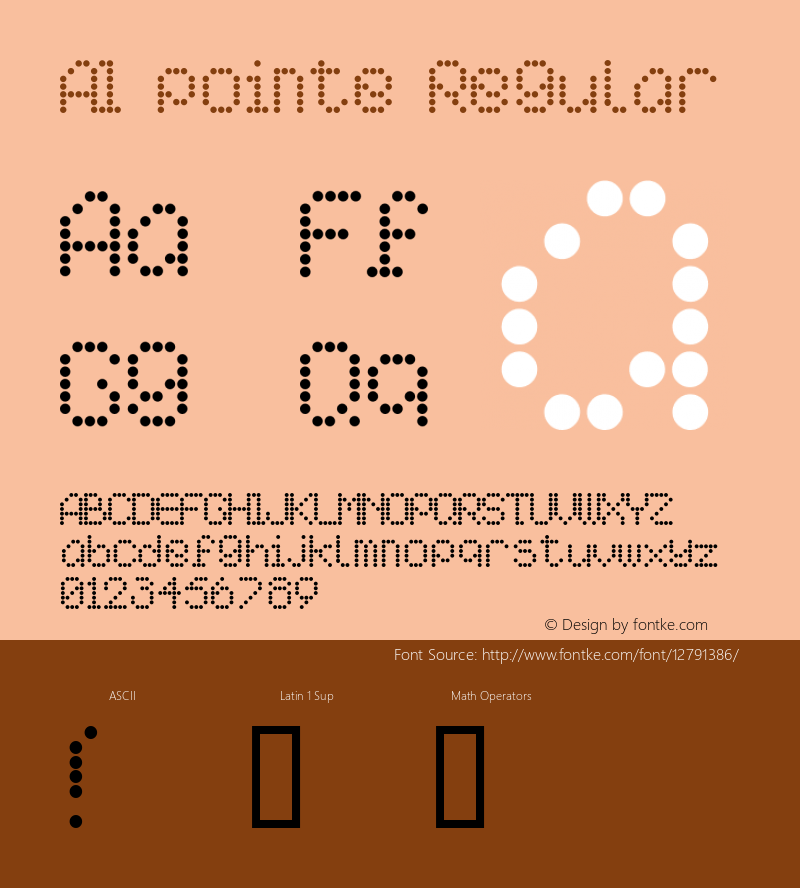 AI pointe Regular Fontographer 4.7 11/30/07 FG4M­0000002045图片样张