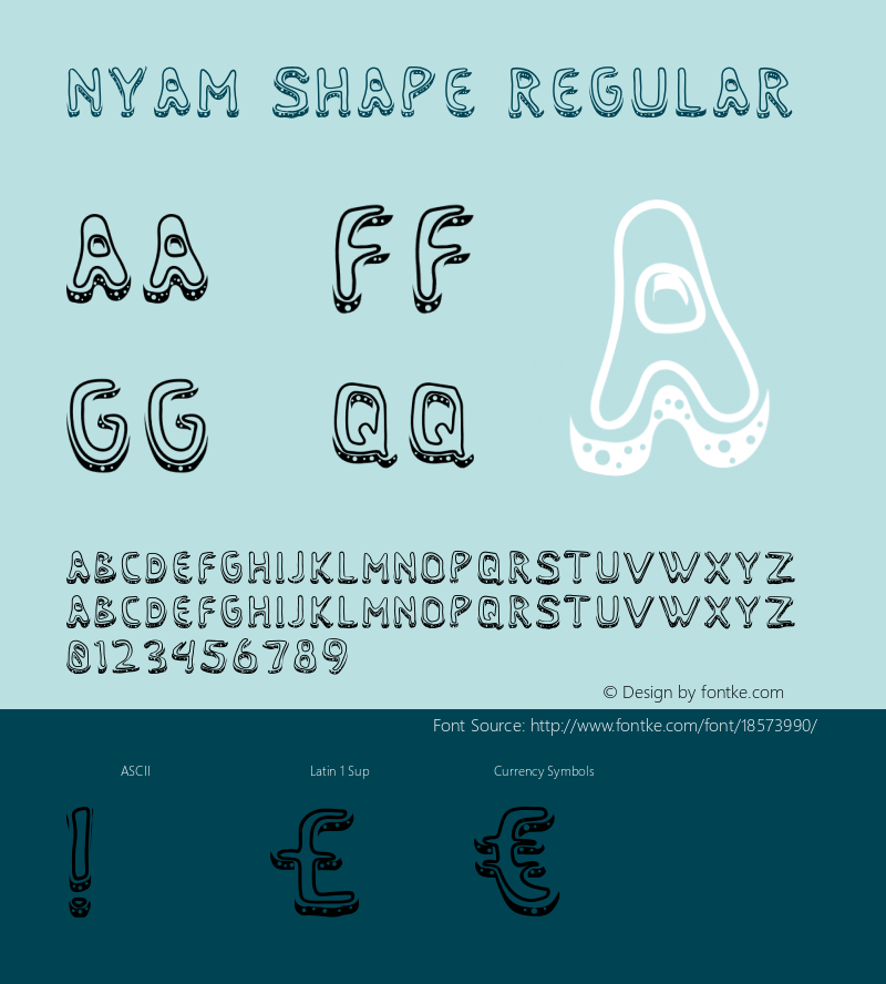 Nyam Shape Regular 1.000图片样张