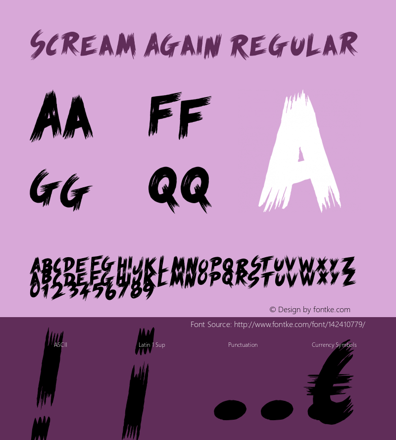 Scream Again Version 1.00 September 28, 2014, initial release图片样张