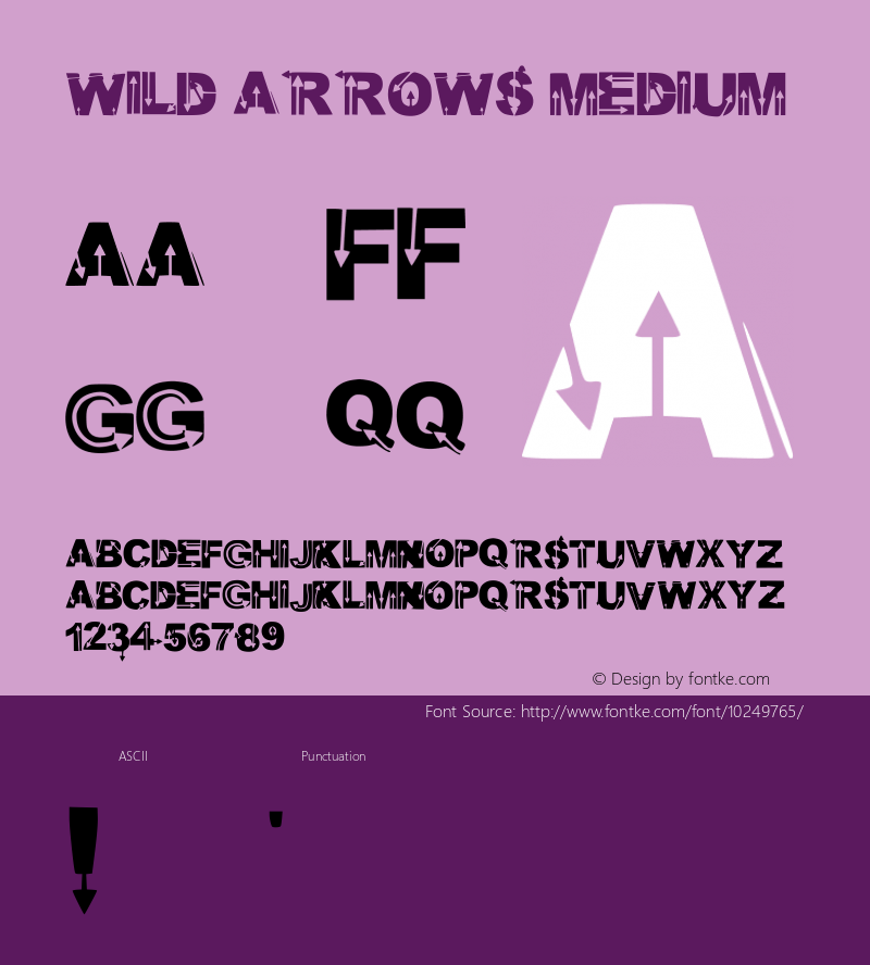 Wild Arrows Medium Version 001.000图片样张