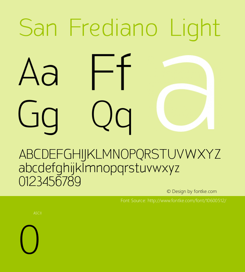 San Frediano Light Version 1.000图片样张