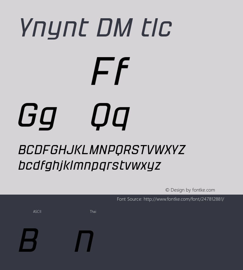 Yanyont DEMO Italic Version 1.000;Glyphs 3.1.2 (3151)图片样张