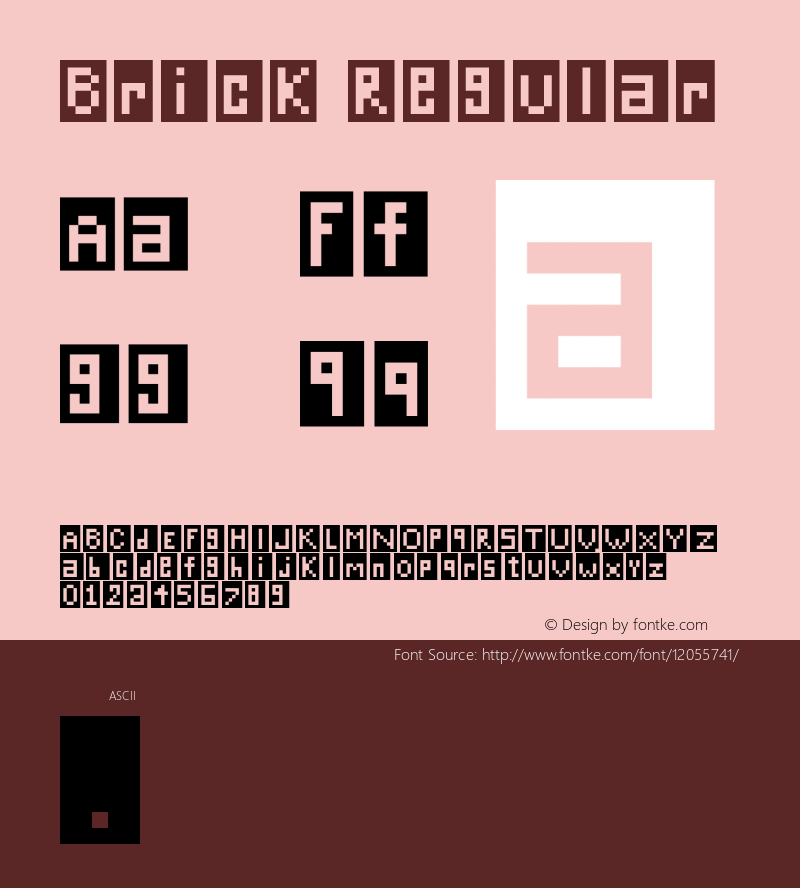 Brick Regular Version 1.0图片样张