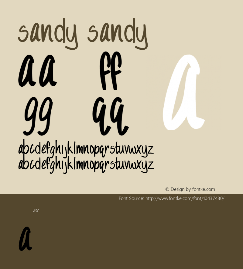 Sandy Sandy Unknown图片样张