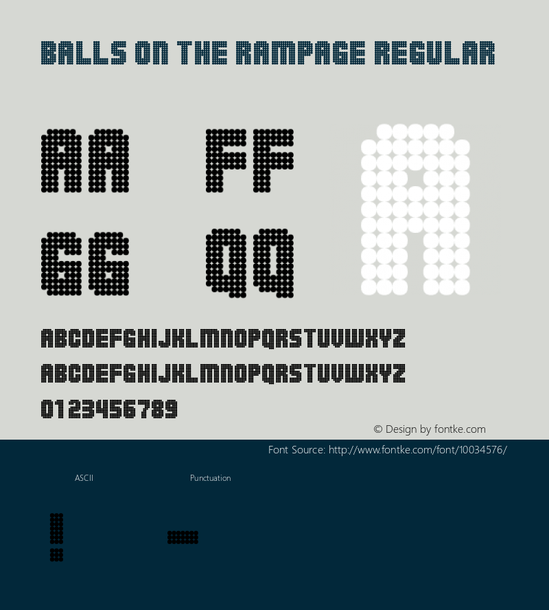 Balls on the rampage Regular www.pizzadude.cjb.net图片样张