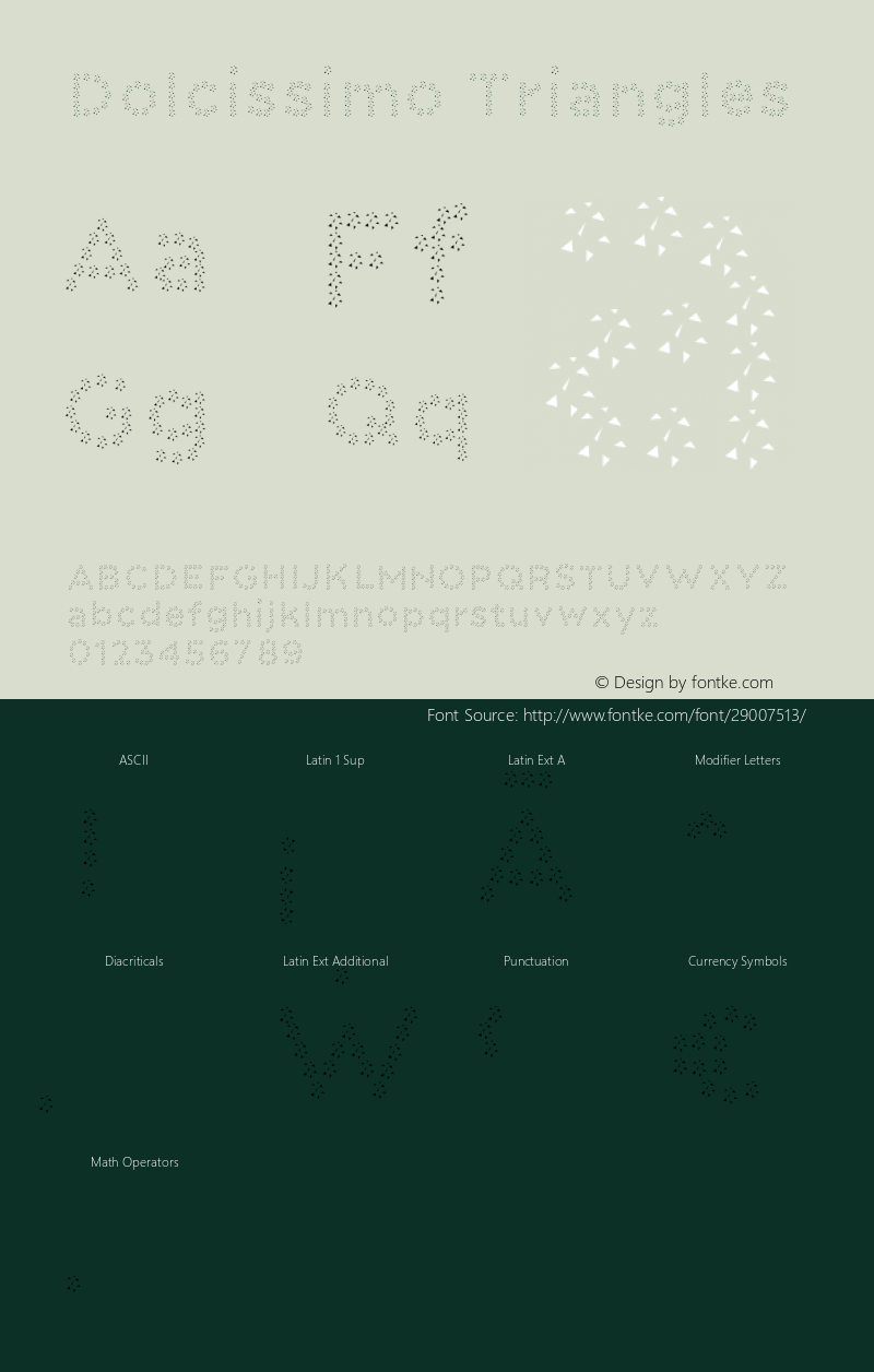 Dolcissimo-Triangles Version 1.000 | wf-rip DC20190215图片样张