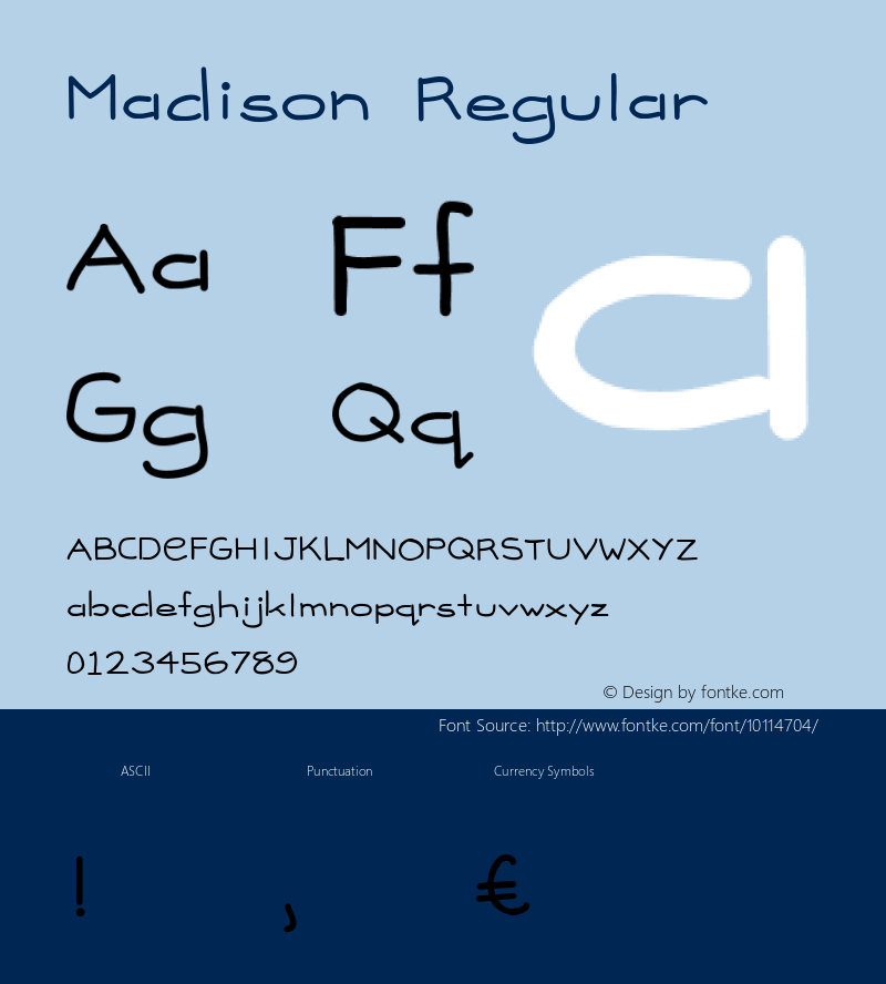 Madison Regular Version 1.00图片样张