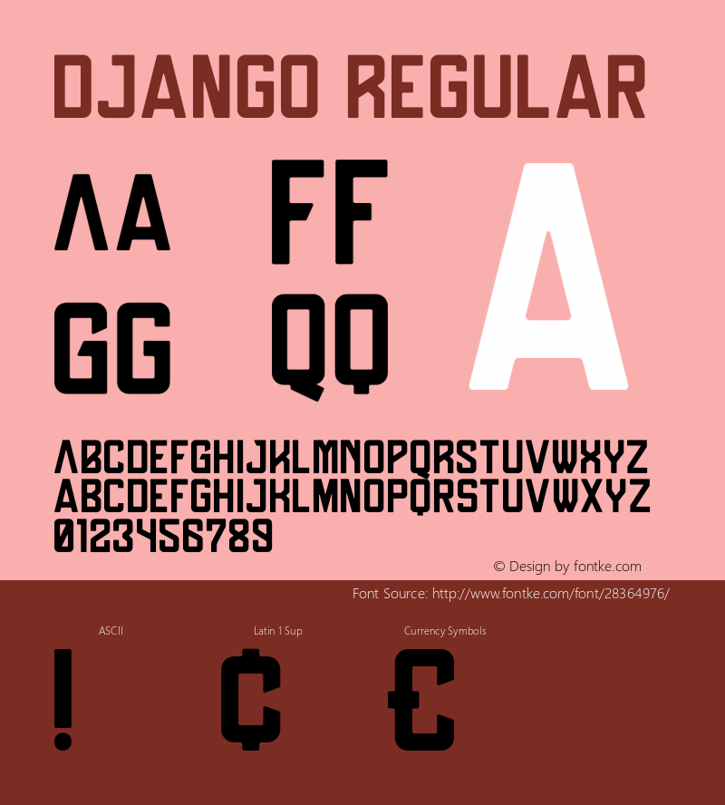 Django Version 1.003;Fontself Maker 1.0.8图片样张