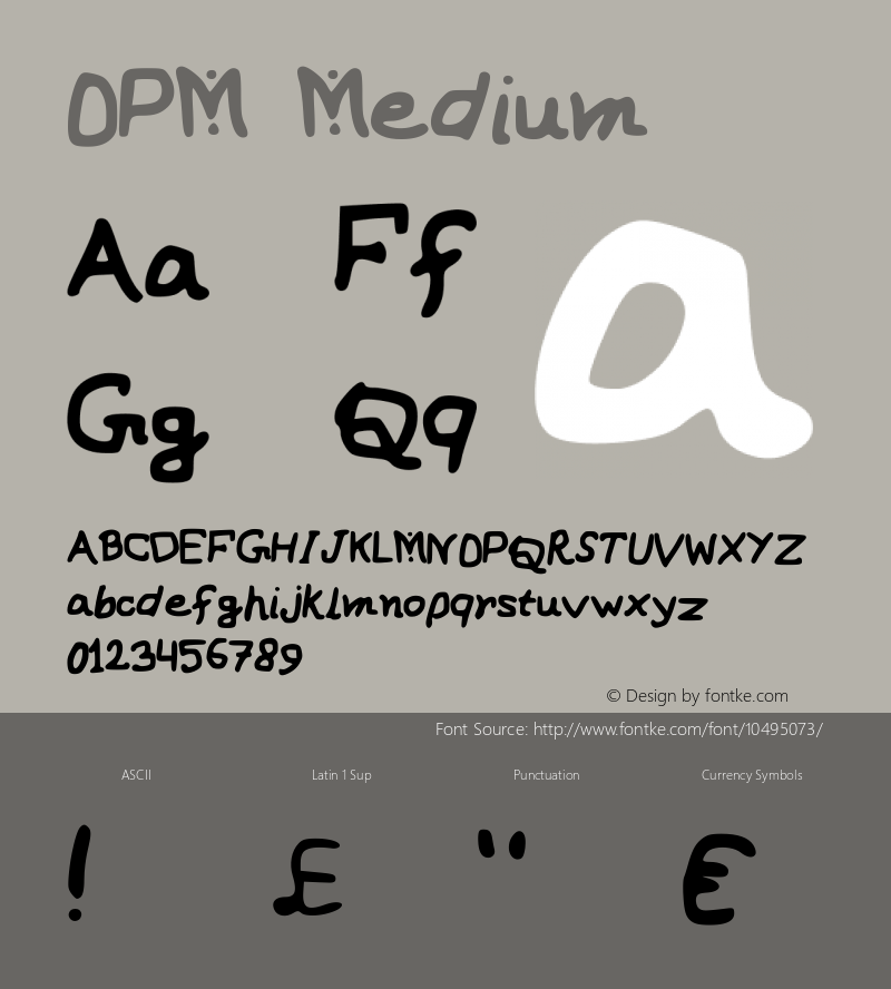 OPM Medium Version 001.000图片样张