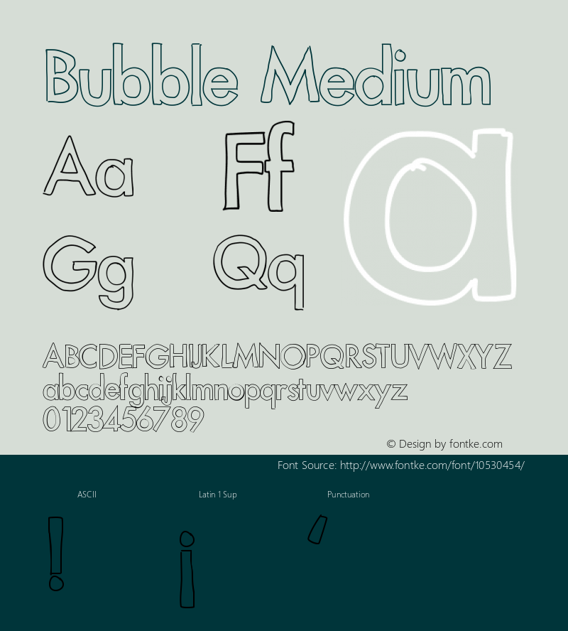 Bubble Medium Version 001.000图片样张