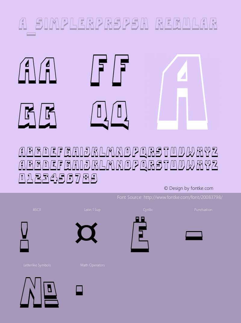 a_SimplerPrspSh 01.03图片样张