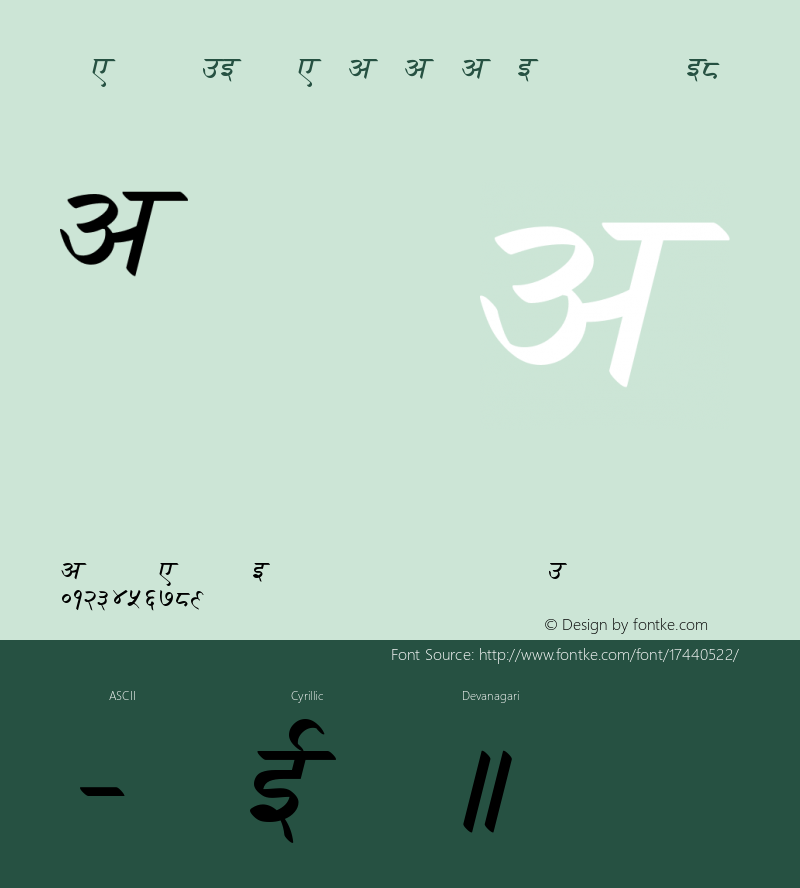 VelthuisDevanagari dvnni8 Version 2.05图片样张