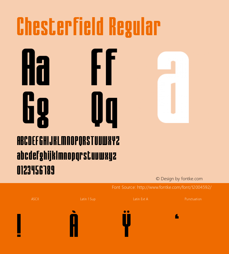 Chesterfield Regular Version 1.0图片样张