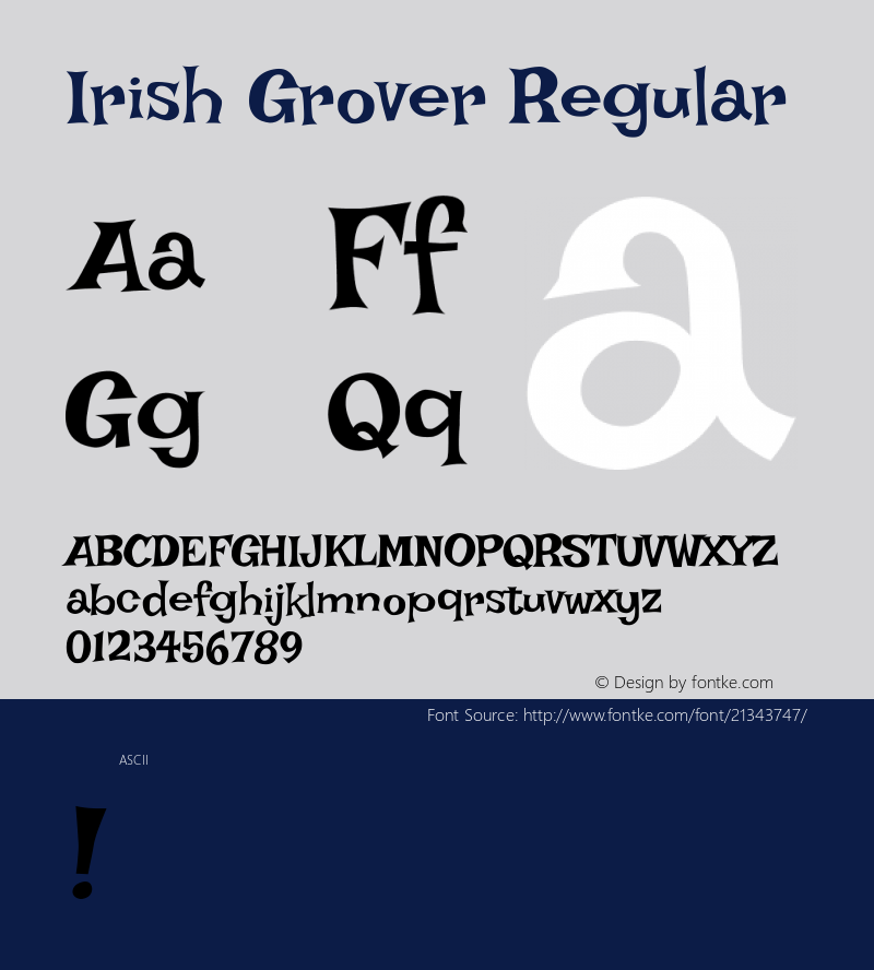 IrishGrover Version 1.0图片样张