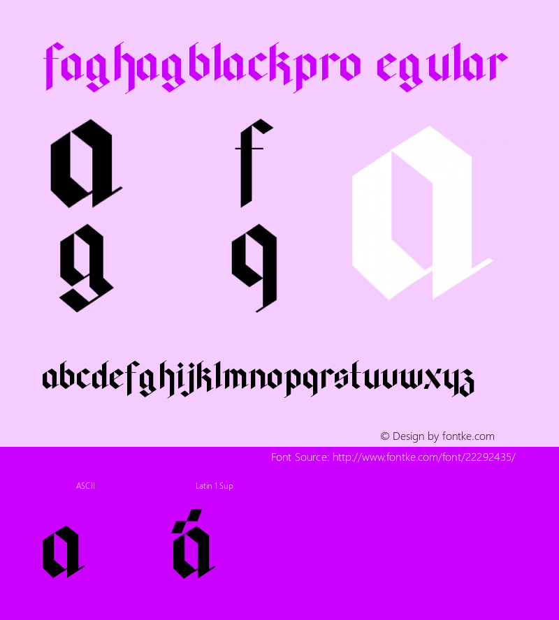 faghagblackpro Version 001.001图片样张