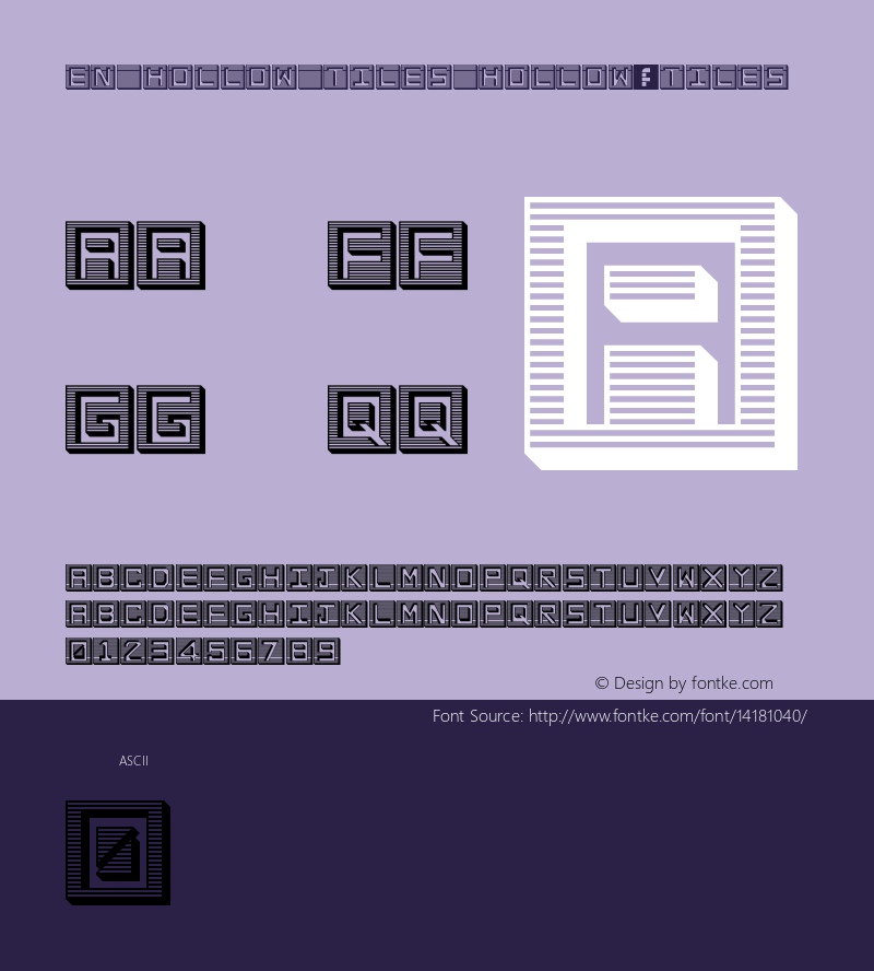 en hollow tiles hollow-tiles Version 1.0图片样张