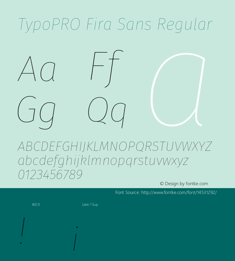 TypoPRO Fira Sans Regular Version 3.105;PS 003.105;hotconv 1.0.70;makeotf.lib2.5.58329图片样张