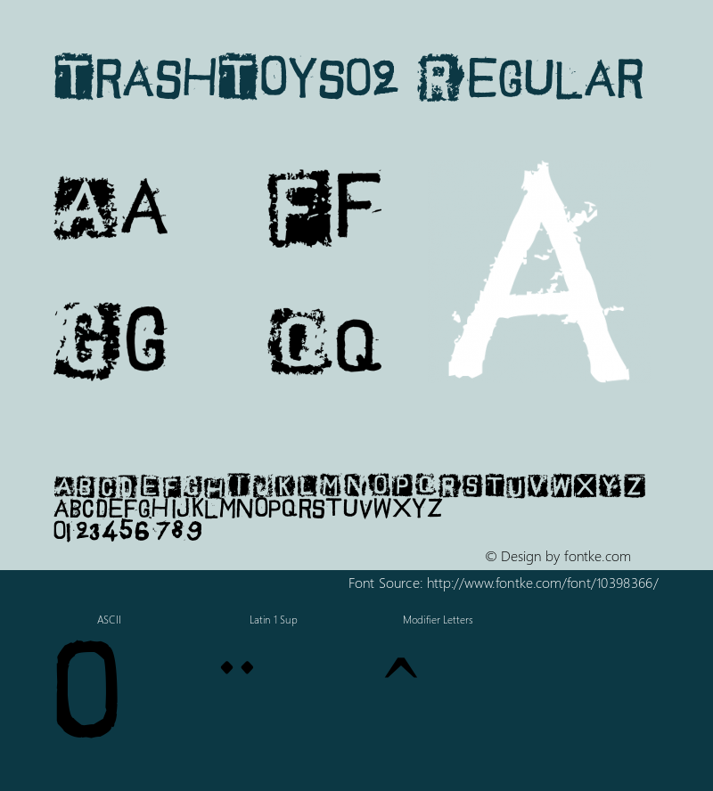 TrashToys02 Regular Version 1.00 November 1, 2010, initial release图片样张