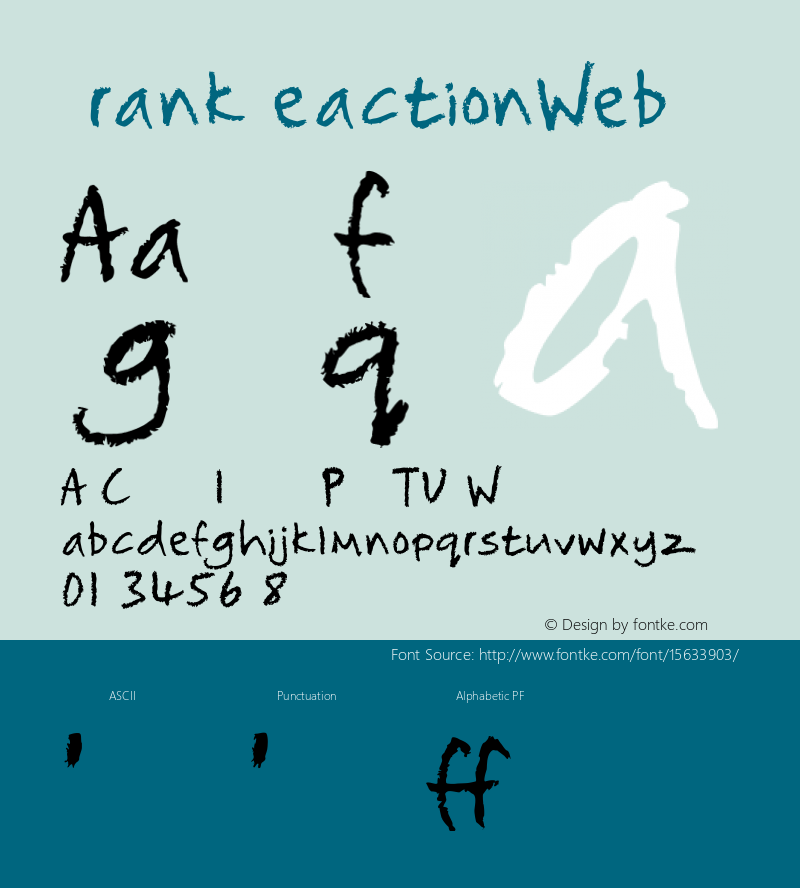 FrankReactionWeb ☞ Version 1.000;com.myfonts.easy.will-stewart.frank-reaction.web.wfkit2.version.3XoN图片样张