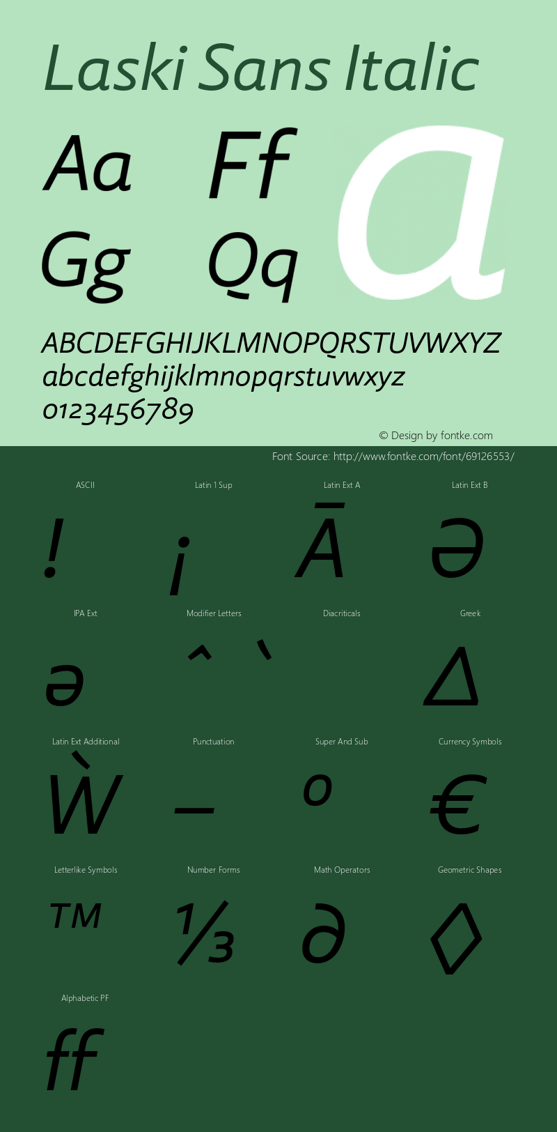 LaskiSans-Italic Version 1.000;com.myfonts.easy.re-type.laski-sans.regular-italic.wfkit2.version.4yDY图片样张